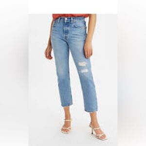Levi’s 501 cropped straight jeans